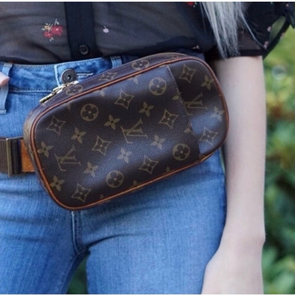 Authentic Louis Vuitton pochette gange monogram bum bag mini waist bag - Picture 12 of 12